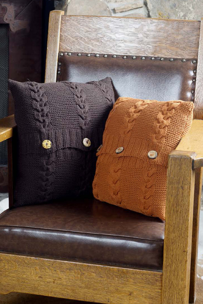 Garter Cable Pillows