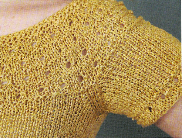 Eyelet Yoke Pullover – Kristen TenDyke Designs