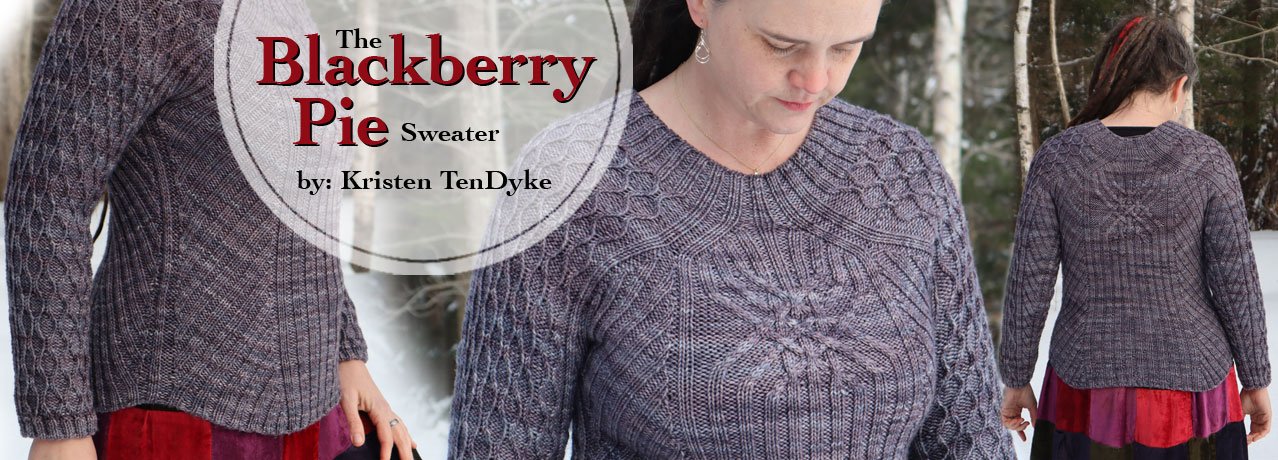 Blackberry Pie Sweater knitting