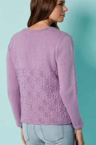 Cabled Yoke Cardigan | Vogue Knitting | Knitting | Kristen TenDyke 