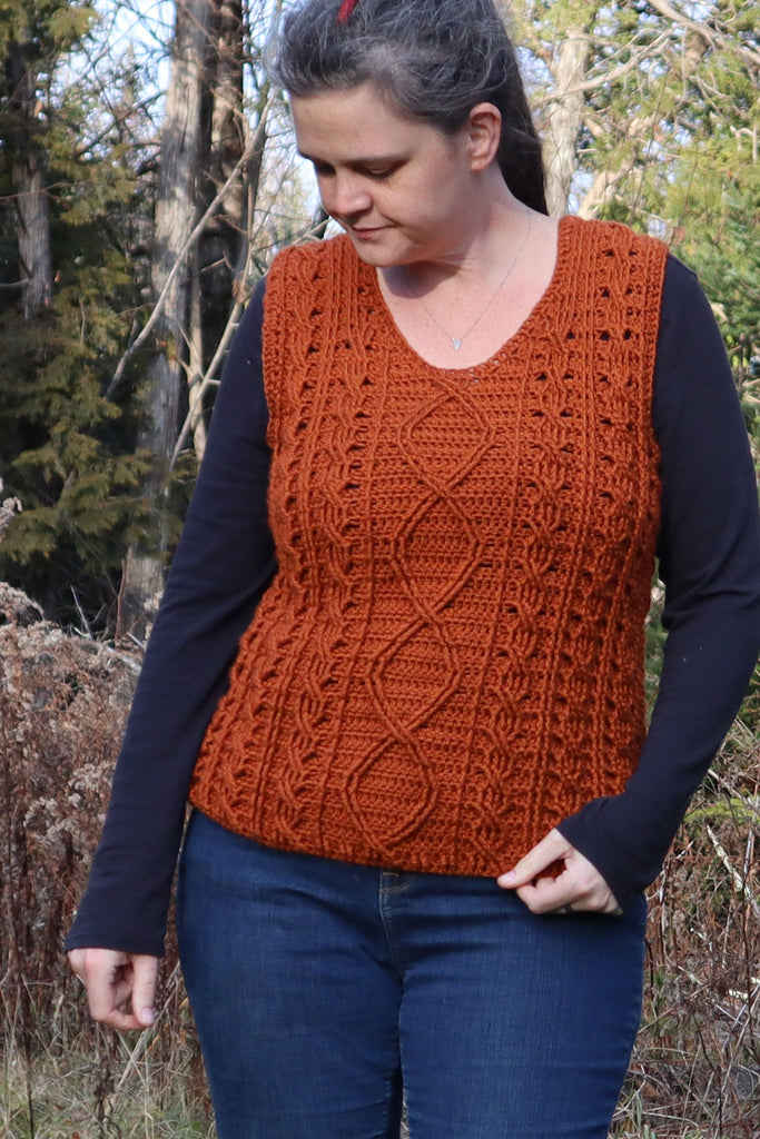 Maple Vest, Crochet Pattern